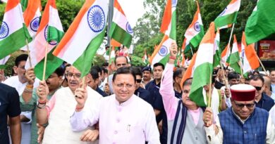 मुख्यमंत्री ने हर घर तिरंगा यात्रा कार्यक्रम में किया प्रतिभाग, मुख्यमंत्री ने प्रदेशवासियों से स्वतंत्रता दिवस पर अपने घरों में तिरंगा फहराने का किया आवाह्न
